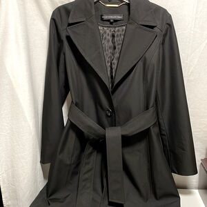 Ellen Tracy Black top coat in great condition SZ LG